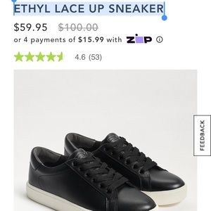 SAM EDELMAN ETHYL LACE UP SNEAKER